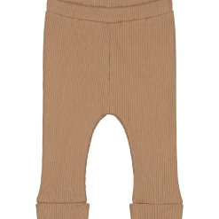 Broeken & Tuinbroeken|Broeken & Leggings*Prénatal newborn broek rib Pure  effen bruin Dark Sand Brown