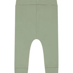 Broeken & Leggings|Broeken & Tuinbroeken*Prénatal newborn broek rib  effen groen Green Shade