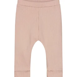 Broeken & Leggings|Broeken*Prénatal newborn broek rib effen roze Pink Shade