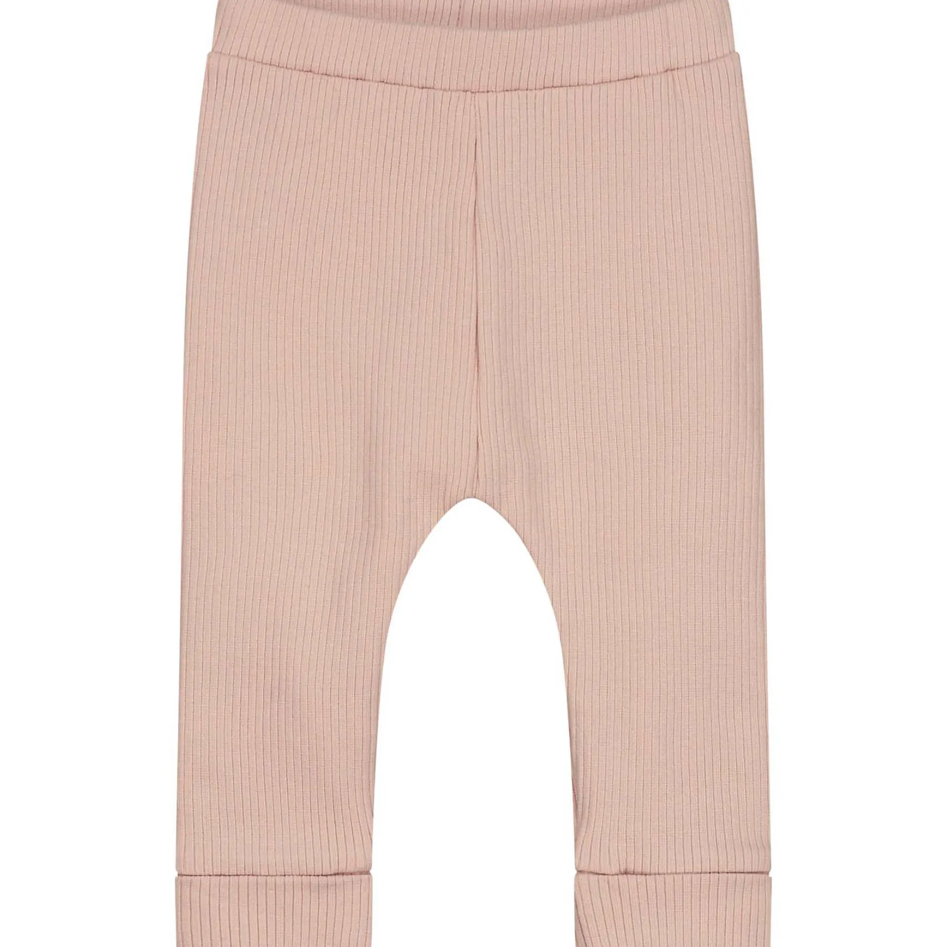 Broeken & Leggings|Broeken*Prénatal newborn broek rib effen roze Pink Shade