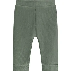 Broeken & Tuinbroeken|Broeken*Prénatal newborn broek velours effen groen Dark Greenshade