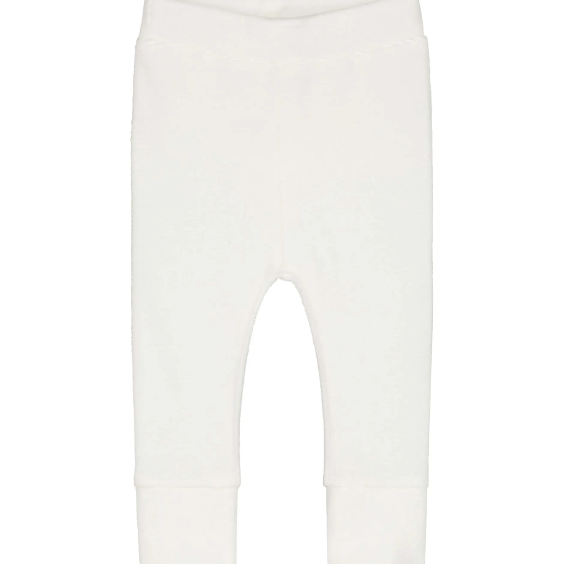 Broeken & Tuinbroeken|Broeken & Leggings*Prénatal newborn broek velours effen wit Ivory White