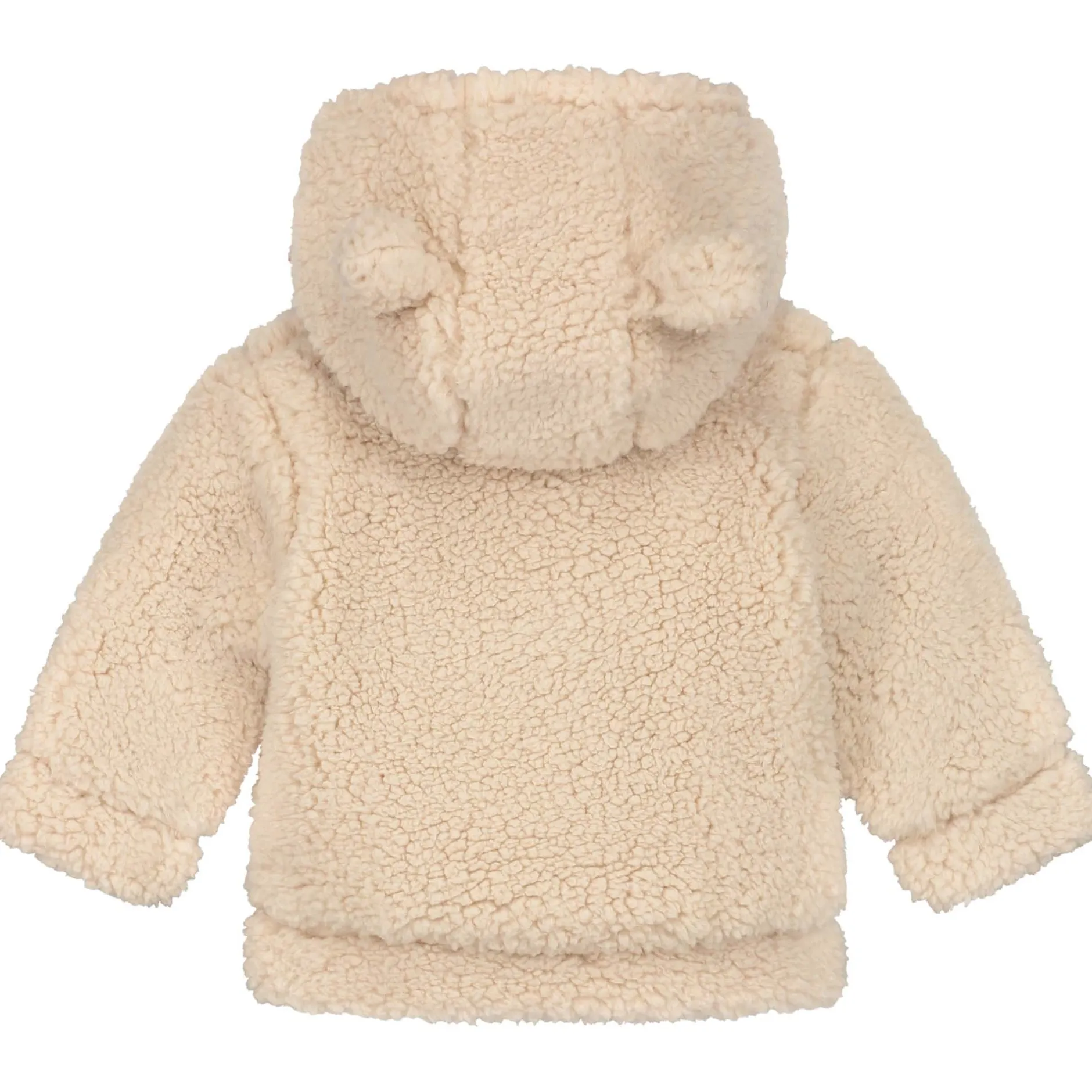 Jassen|Jassen*Prénatal newborn jas teddy effen beige Beigebrown