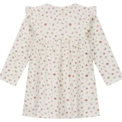 Jurken & Rokken|Jurken & Rokken*Prénatal newborn jurk lange mouwen bloemen roze Powder Pink