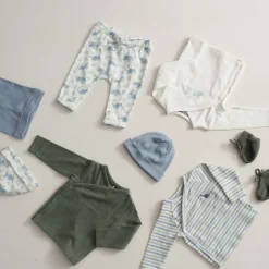 Accessoires|Accessoires*Prénatal newborn muts   groen Ivory White