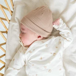 Accessoires|Accessoires*Prénatal newborn muts rib   taupe Soft Taupe Brown