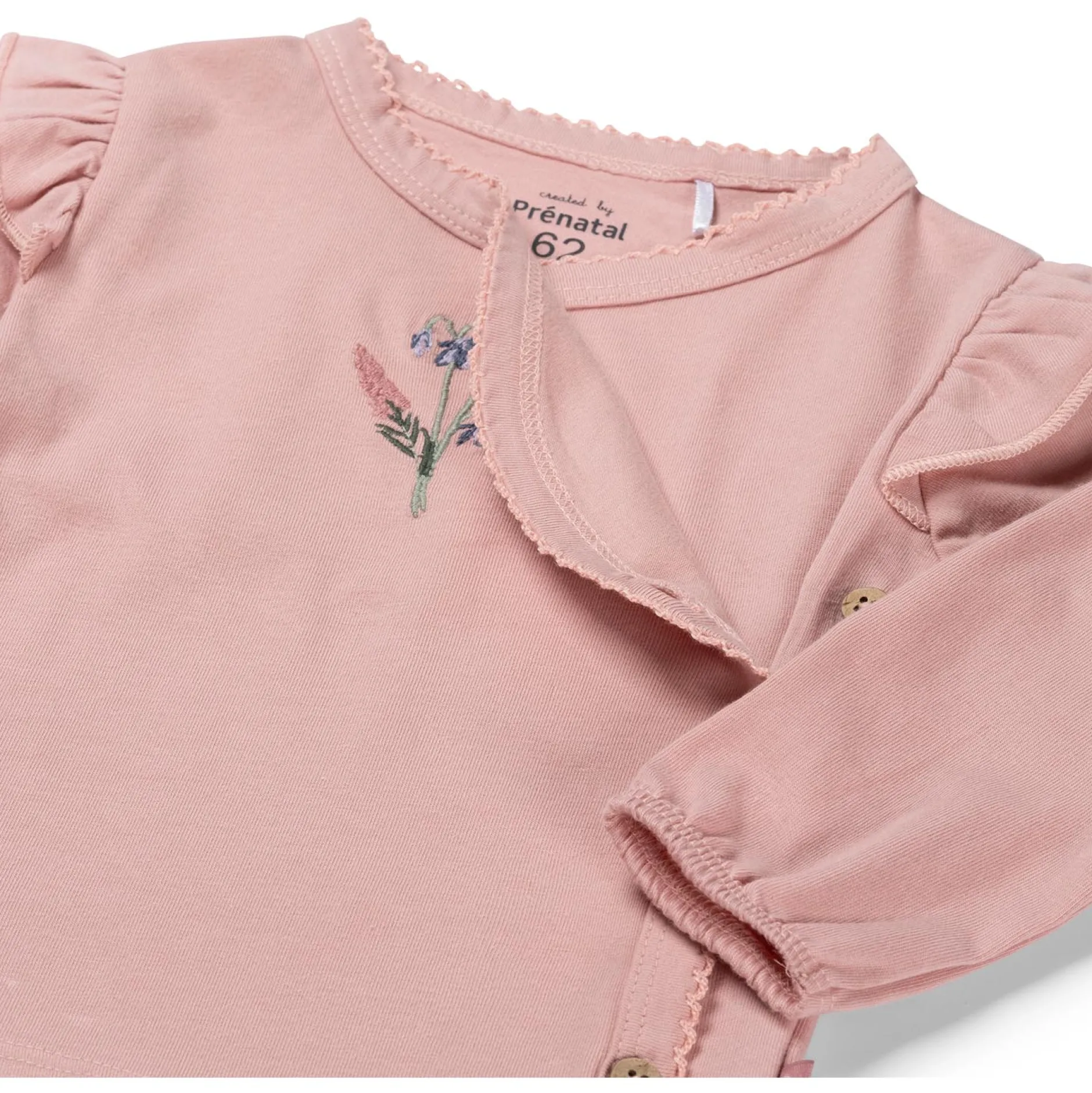 Shirts & Blouses|Shirts & Blouses*Prénatal newborn overslagshirt lange mouwen printopdruk roze Pink