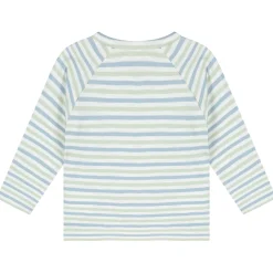 Shirts & Blouses|Shirts & Blouses*Prénatal newborn overslagshirt lange mouwen strepen groen Dark Green Melange
