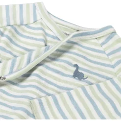 Shirts & Blouses|Shirts & Blouses*Prénatal newborn overslagshirt lange mouwen strepen groen Dark Green Melange