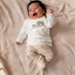 Shirts & Blouses|Shirts & Blouses*Prénatal newborn overslagshirt lange mouwen printopdruk wit Ivory White