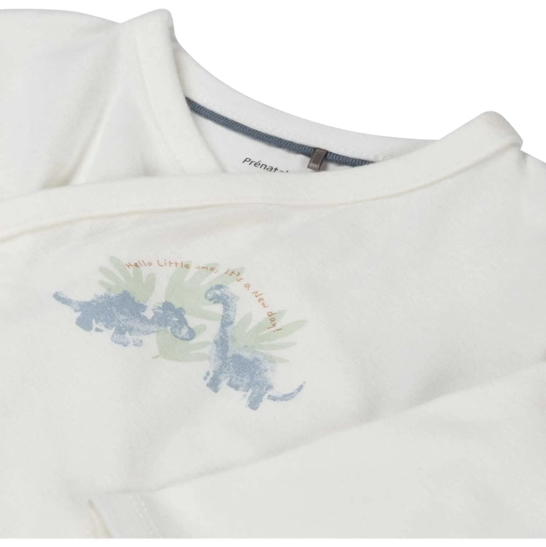 Shirts & Blouses|Shirts & Blouses*Prénatal newborn overslagshirt lange mouwen printopdruk wit Ivory White