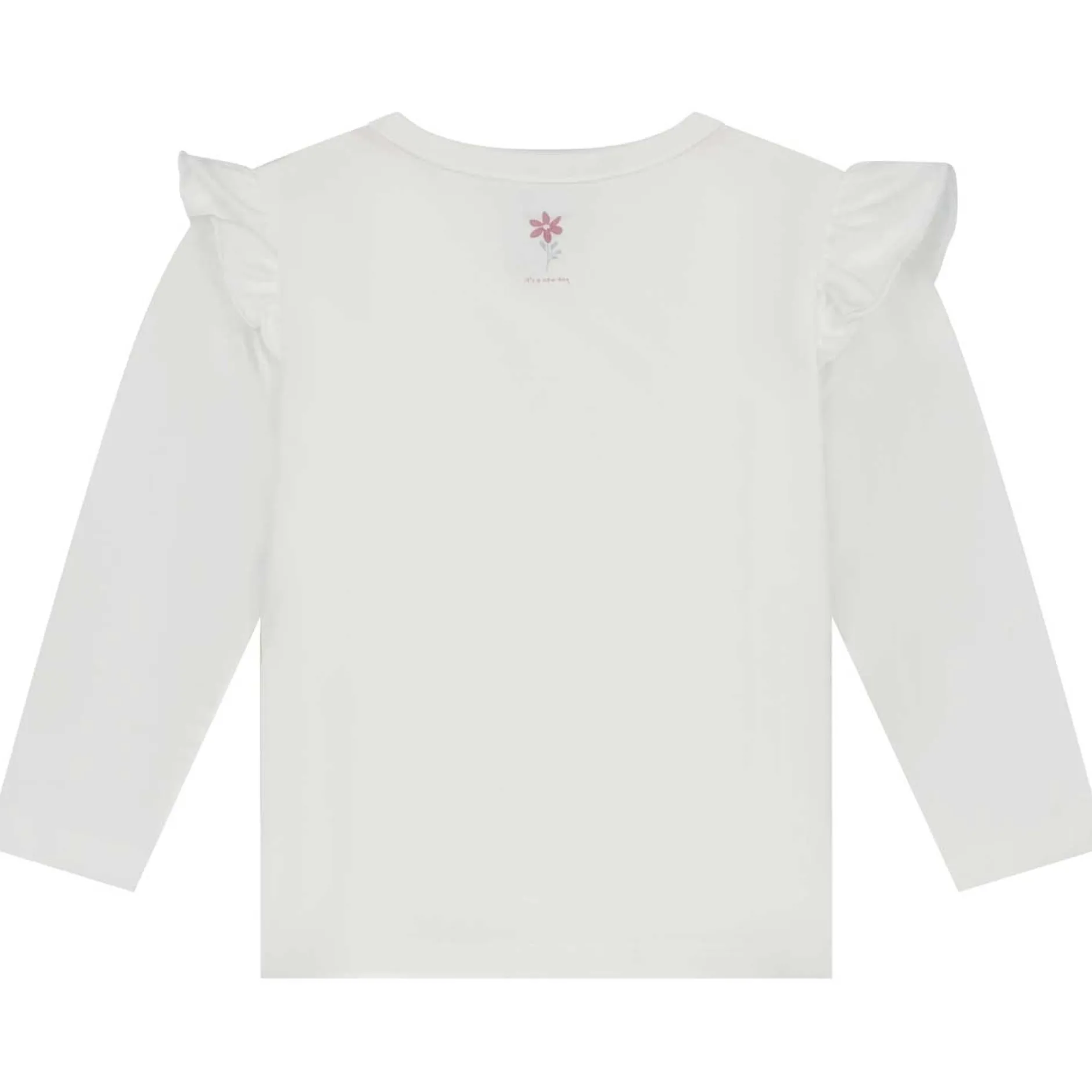 Shirts & Blouses|Shirts & Blouses*Prénatal newborn overslagshirt lange mouwen printopdruk wit Ivory White