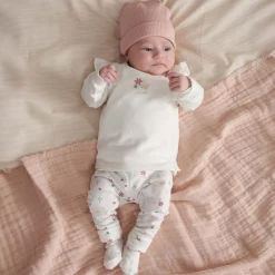 Shirts & Blouses|Shirts & Blouses*Prénatal newborn overslagshirt lange mouwen printopdruk wit Ivory White