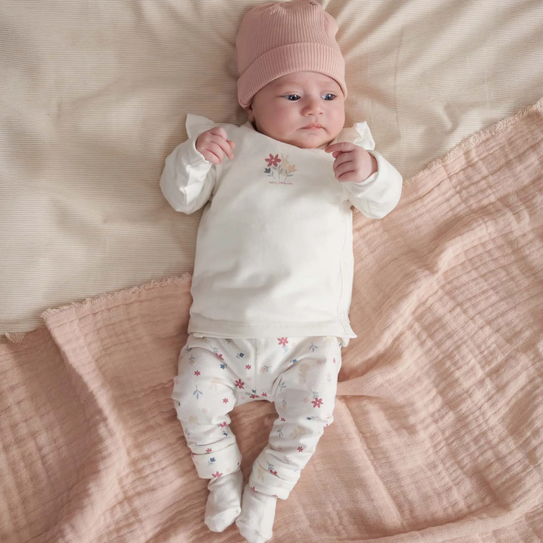 Shirts & Blouses|Shirts & Blouses*Prénatal newborn overslagshirt lange mouwen printopdruk wit Ivory White