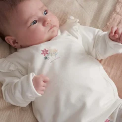 Shirts & Blouses|Shirts & Blouses*Prénatal newborn overslagshirt lange mouwen printopdruk wit Ivory White