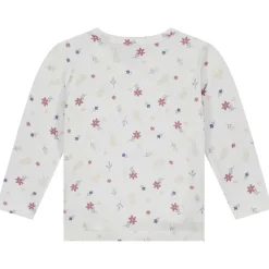 Shirts & Blouses|Shirts & Blouses*Prénatal newborn overslagshirt lange mouwen all over print wit Ivory White