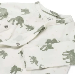 Shirts & Blouses|Shirts & Blouses*Prénatal newborn overslagshirt lange mouwen dierenprint groen Green Shade