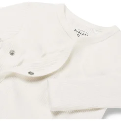 Shirts & Blouses|Shirts & Blouses*Prénatal newborn overslagshirt rib lange mouwen effen wit Ivory White