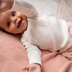 Shirts & Blouses|Shirts & Blouses*Prénatal newborn overslagshirt rib lange mouwen effen wit Ivory White