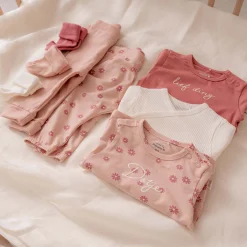 Shirts & Blouses|Shirts & Blouses*Prénatal newborn shirt lange mouwen tekst roze Powder Pink