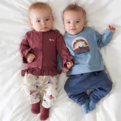 Shirts & Blouses|Shirts & Blouses*Prénatal newborn shirt lange mouwen effen paars Dark Grapepurple