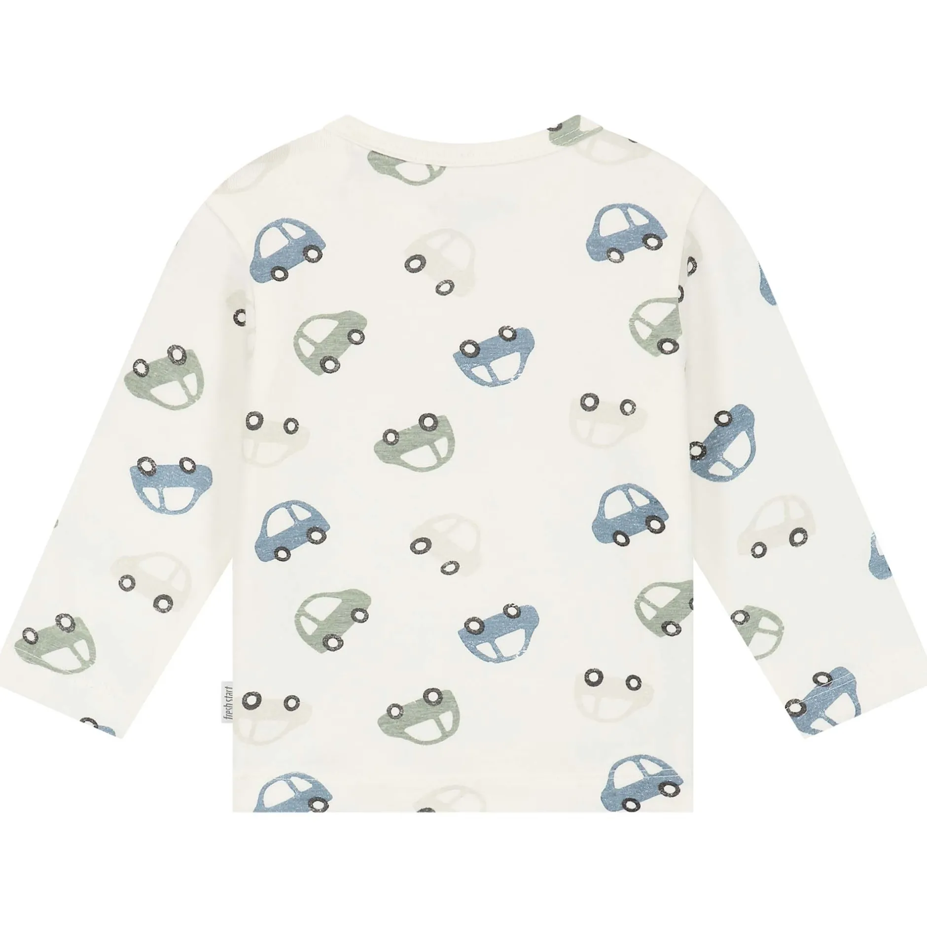 Shirts & Blouses|Shirts & Blouses*Prénatal newborn shirt lange mouwen tekst wit Ivory White