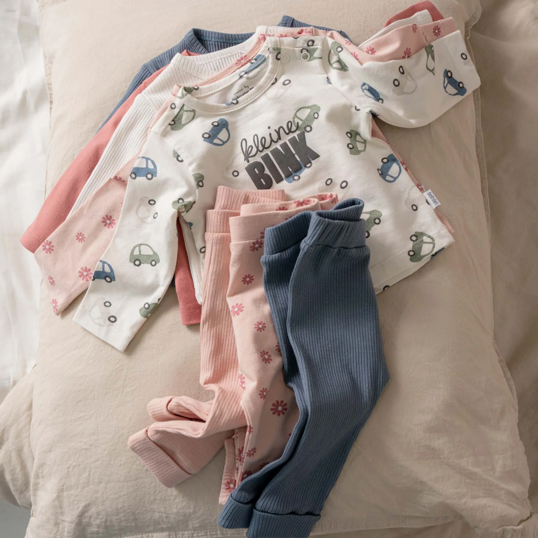 Shirts & Blouses|Shirts & Blouses*Prénatal newborn shirt lange mouwen tekst wit Ivory White