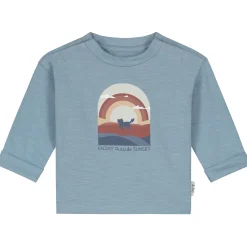 Shirts & Blouses|Shirts & Blouses*Prénatal newborn shirt lange mouwen printopdruk blauw Powder Blue