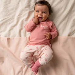 Shirts & Blouses|Shirts & Blouses*Prénatal newborn shirt lange mouwen tekst roze Dark Pink