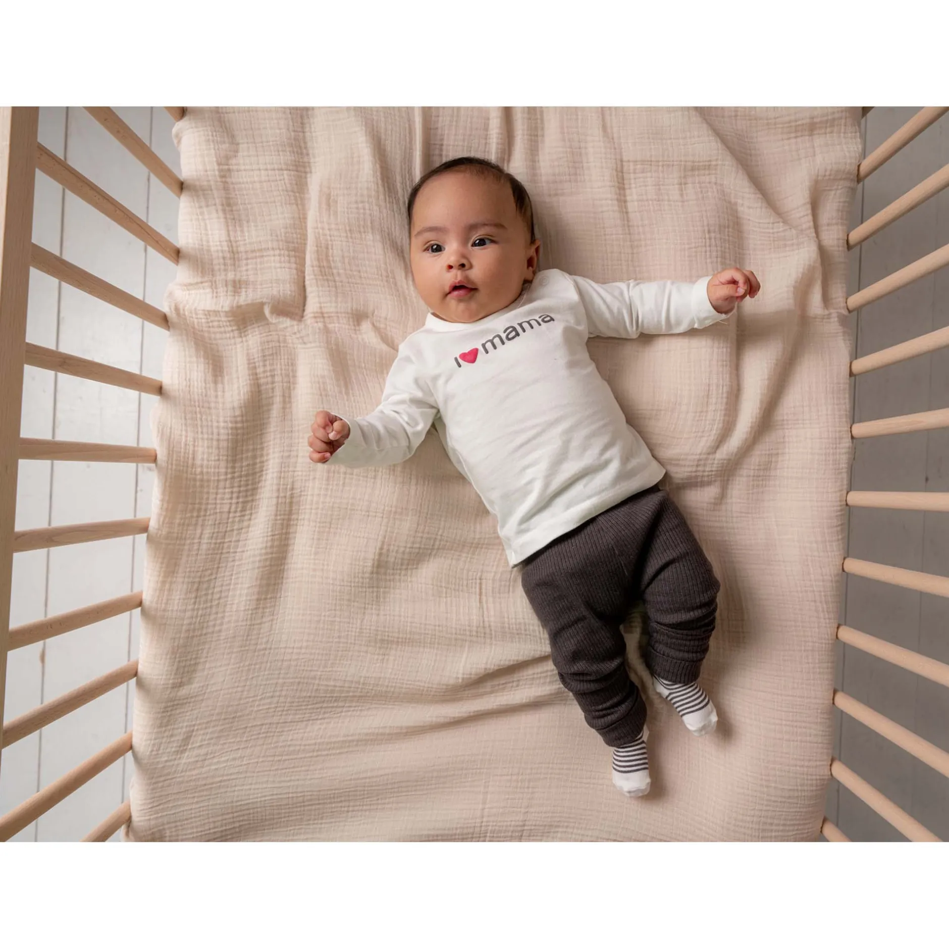 Shirts & Blouses|Shirts & Blouses*Prénatal newborn shirt mama lange mouwen tekst wit Ivory White