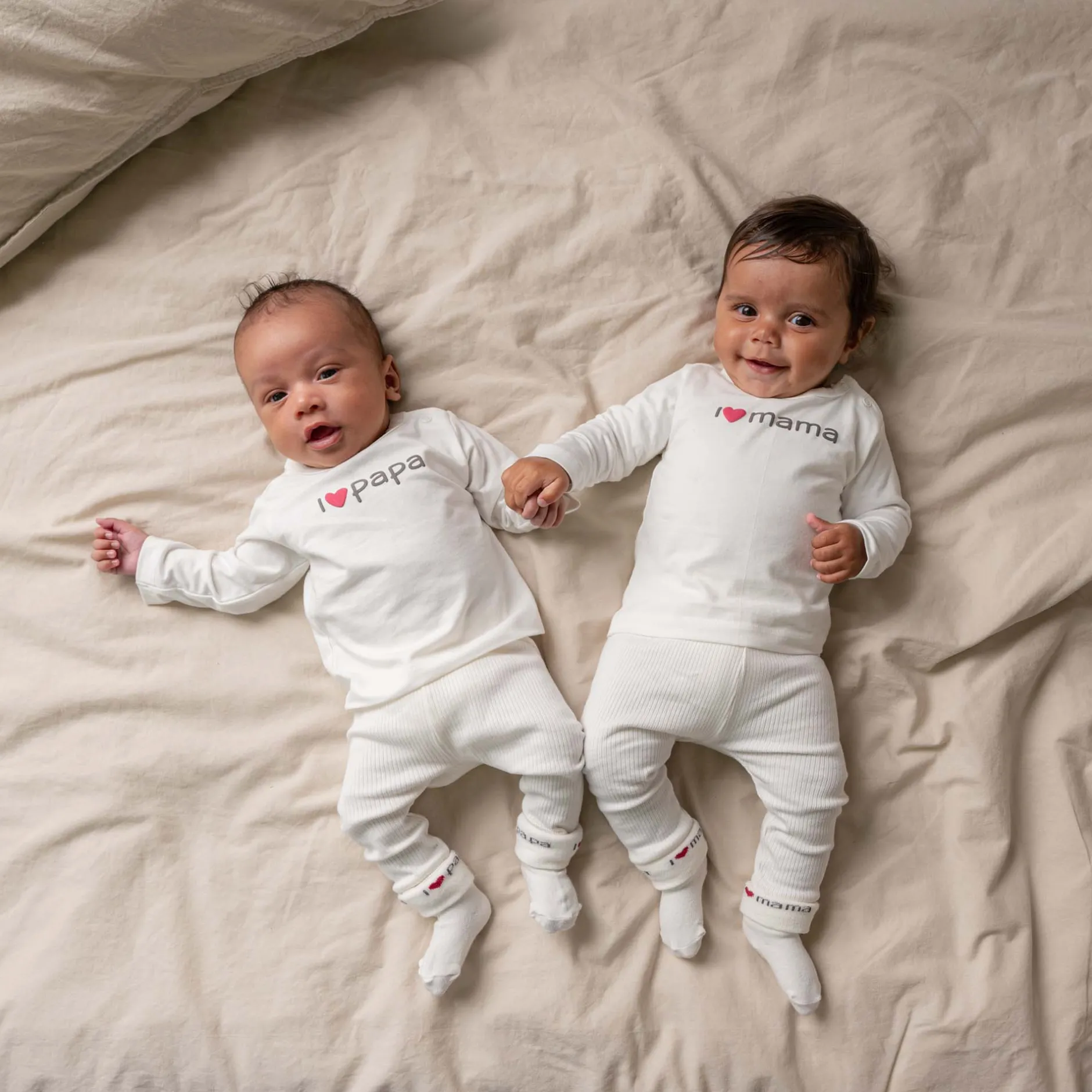 Shirts & Blouses|Shirts & Blouses*Prénatal newborn shirt mama lange mouwen tekst wit Ivory White