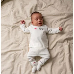 Shirts & Blouses|Shirts & Blouses*Prénatal newborn shirt papa lange mouwen tekst wit Ivory White
