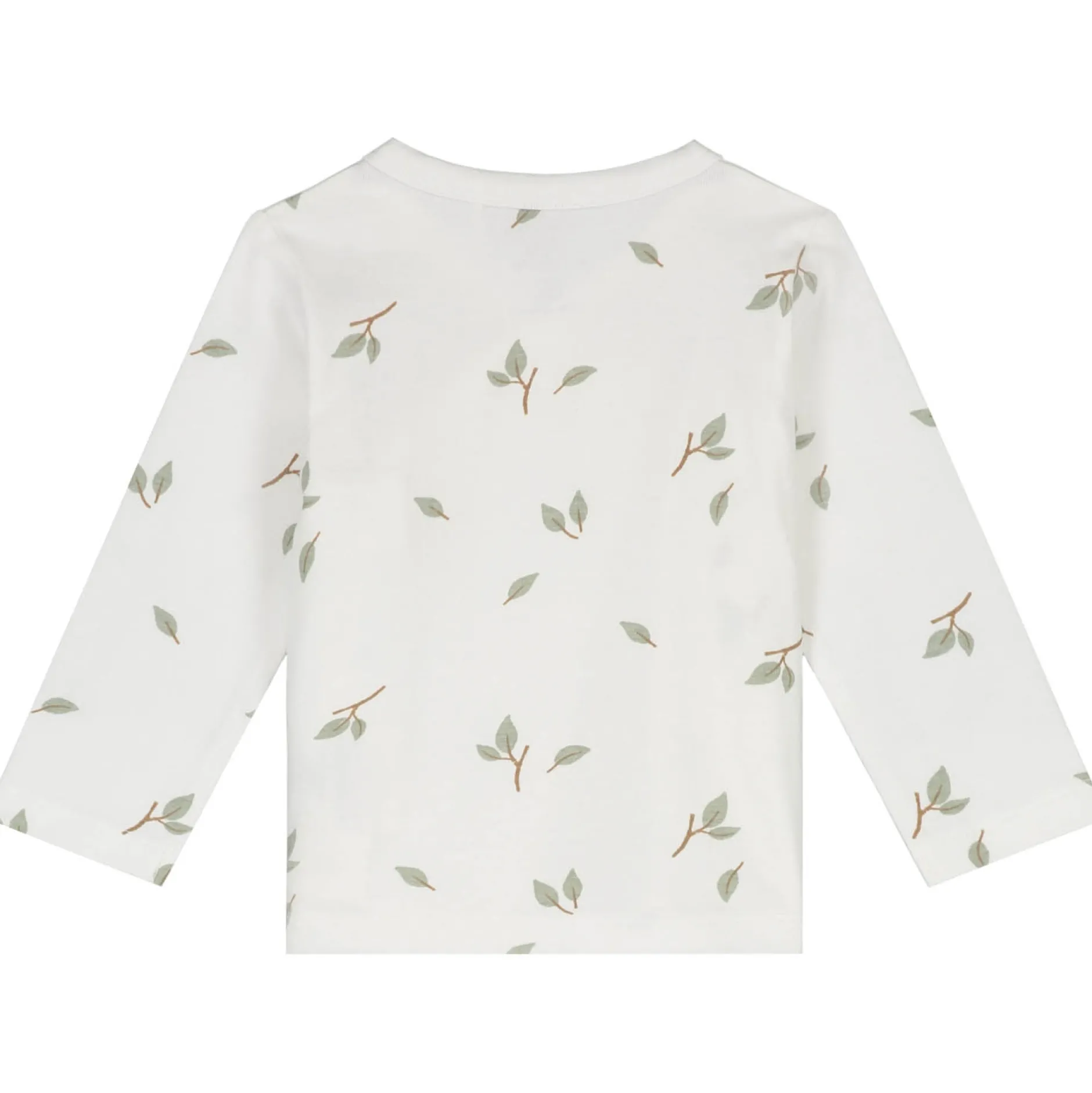 Shirts & Blouses|Shirts & Blouses*Prénatal newborn shirt Pure lange mouwen all over print wit Ivory White