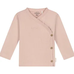 Shirts & Blouses|Shirts & Blouses*Prénatal newborn shirt rib lange mouwen effen roze Pink Shade