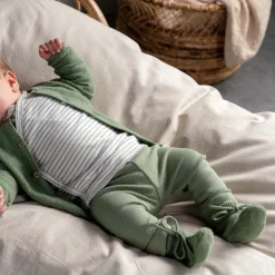 Schoenen & Slofjes|Schoenen & Slofjes*Prénatal newborn slofjes  groen Green Shade
