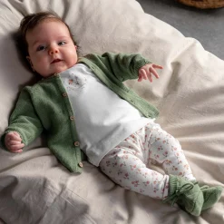 Schoenen & Slofjes|Schoenen & Slofjes*Prénatal newborn slofjes  groen Green Shade