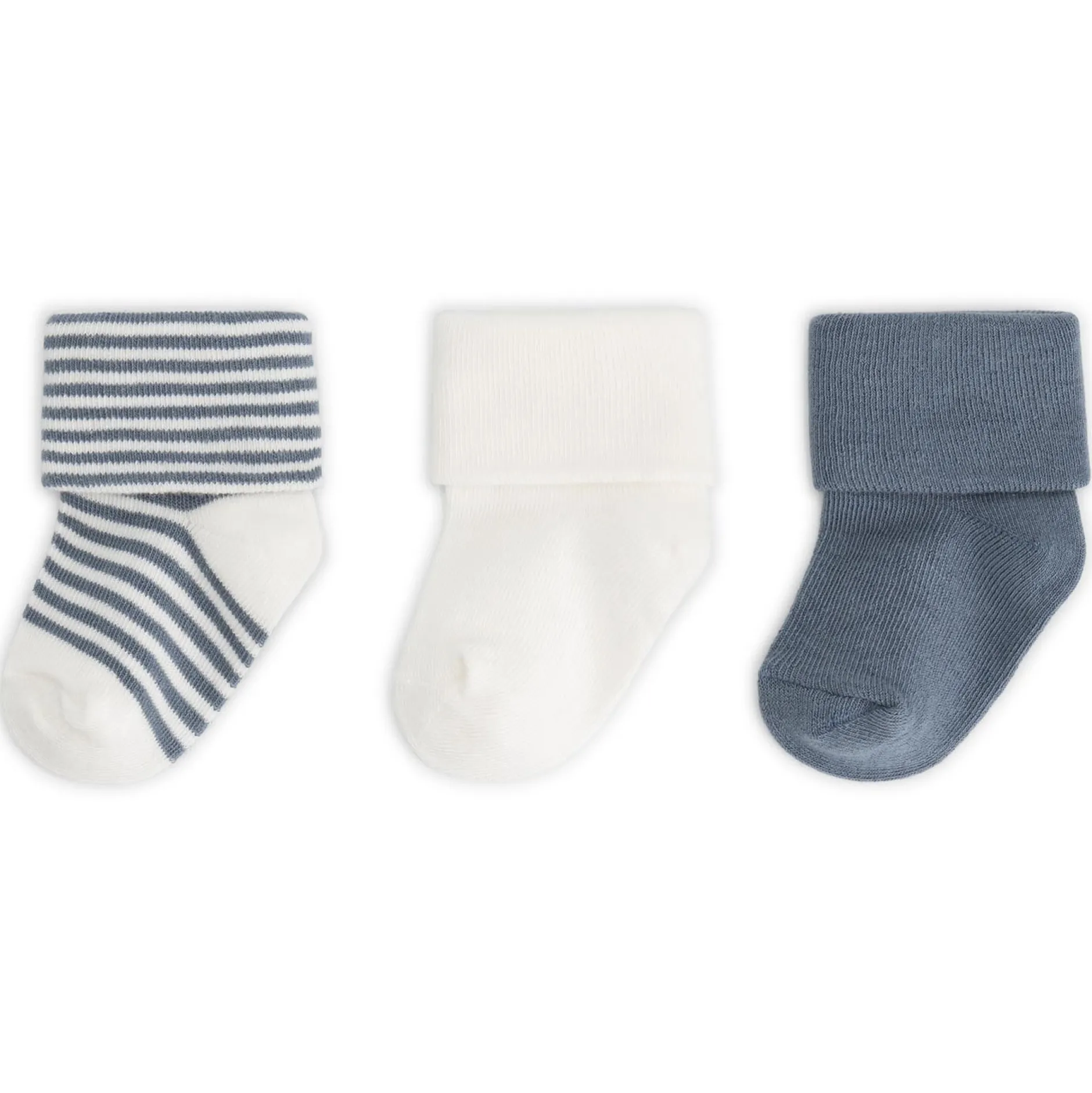 Sokjes & Slofjes*Prénatal newborn sokken blauw Steel Blue