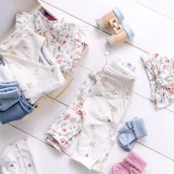 Sokjes & Slofjes*Prénatal newborn sokkken   blauw Light Water Blue