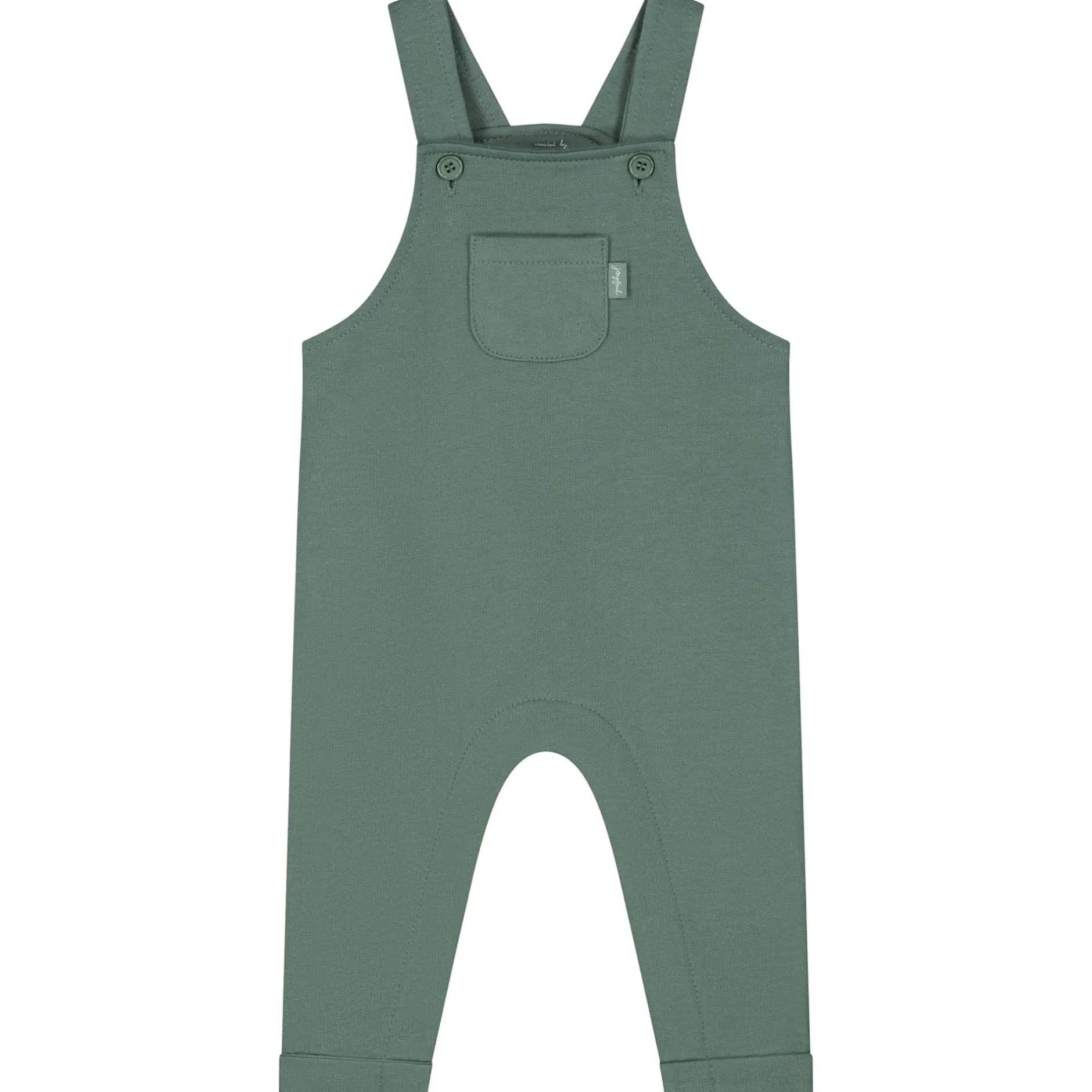 Boxpakjes|Boxpakjes*Prénatal newborn tuinbroek effen groen Light Forest Green