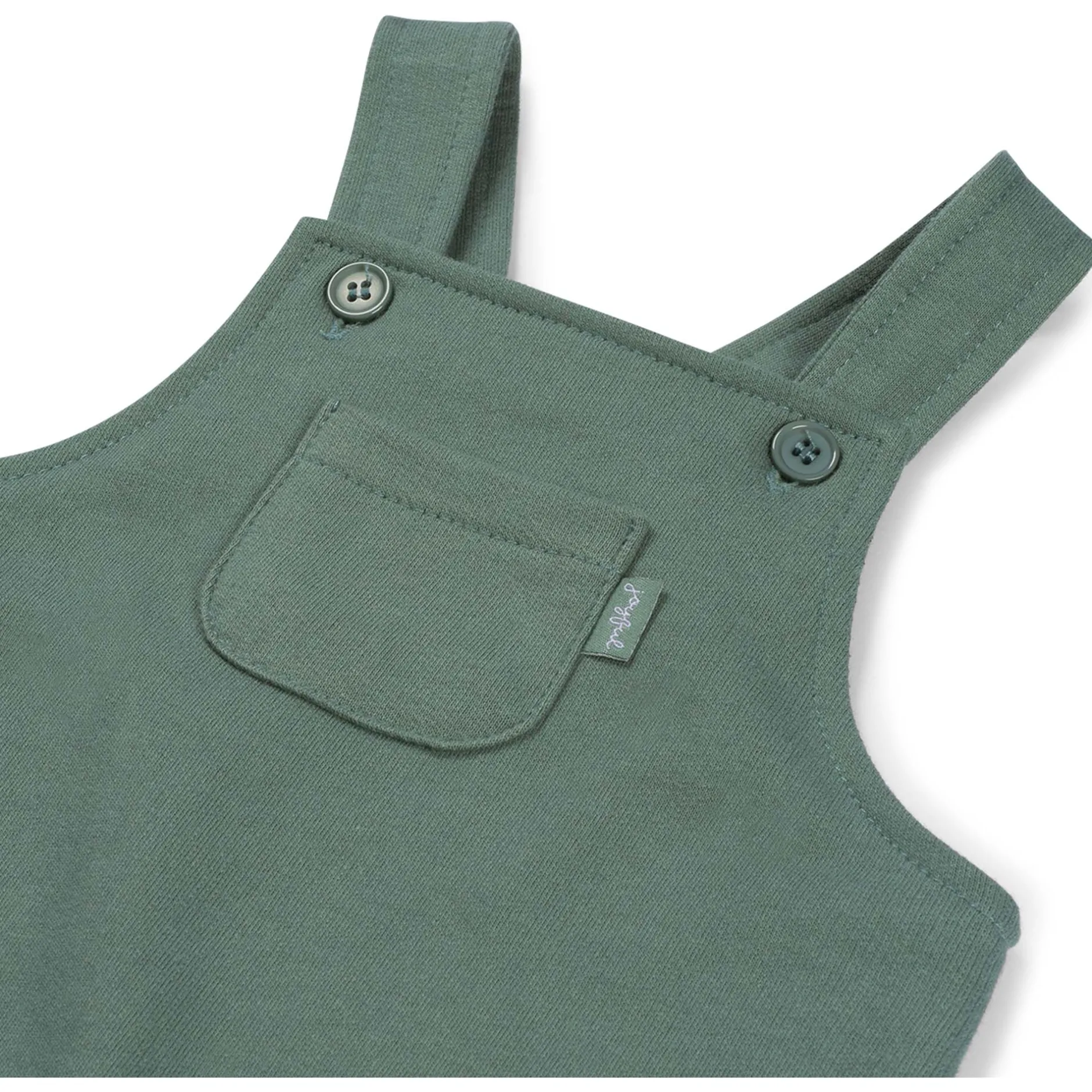 Boxpakjes|Boxpakjes*Prénatal newborn tuinbroek effen groen Light Forest Green