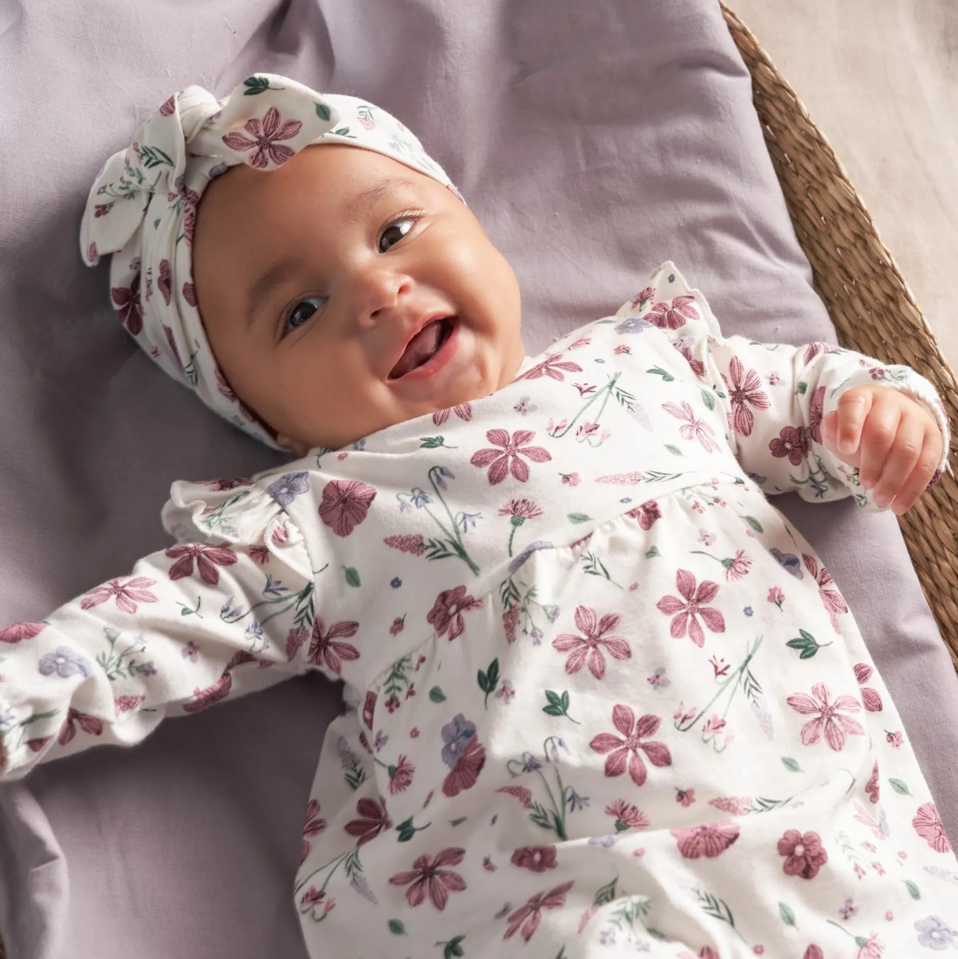 Accessoires|Accessoires*Prénatal newborn tulband roze Ivory White