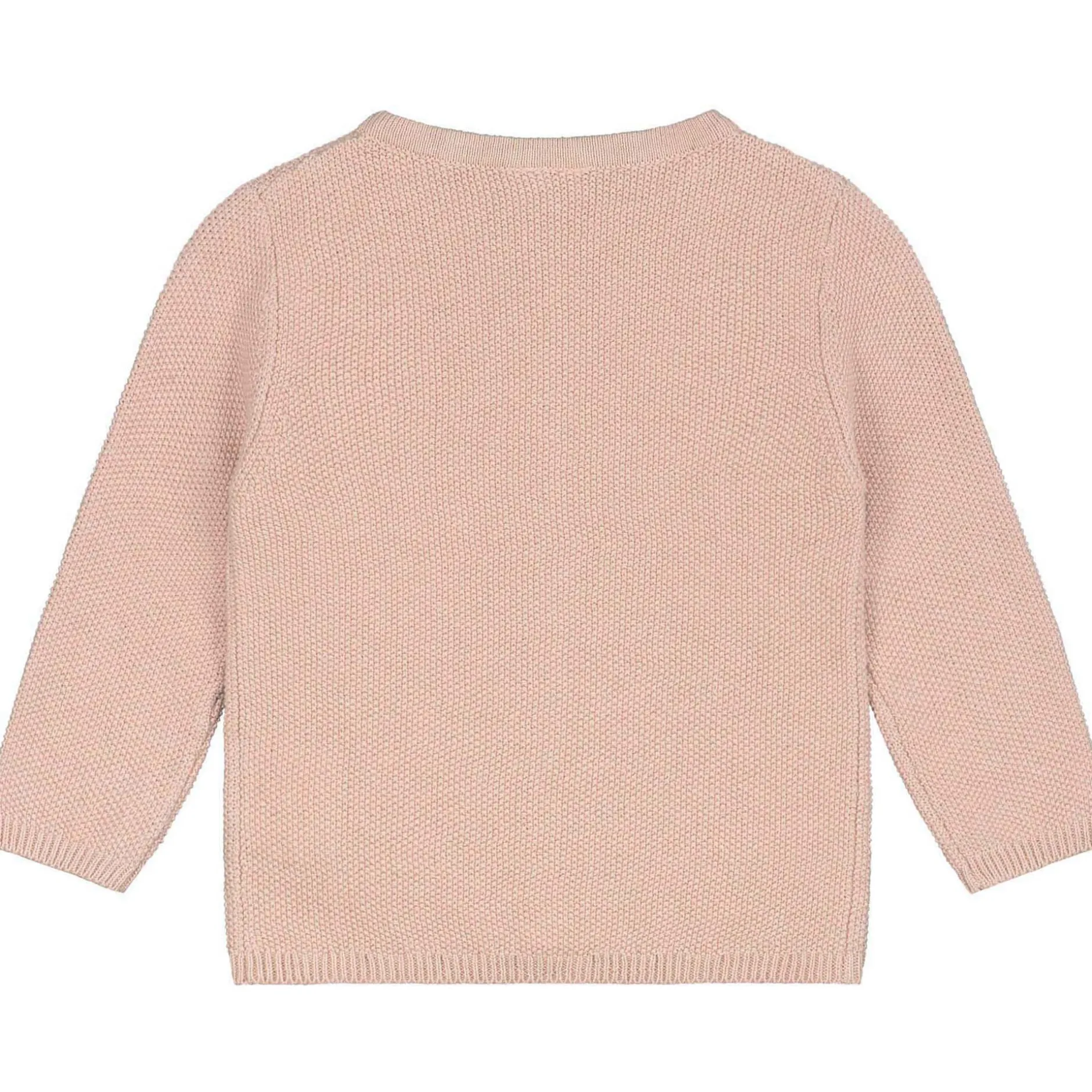 Truien & Vesten|Vesten*Prénatal newborn vest lange mouwen effen roze Pink Shade