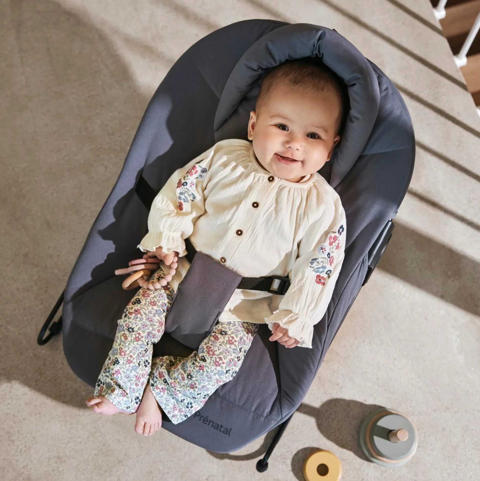 Kinderstoel Accessoires*Prénatal Newbornset en Wipstoel Elif Grey