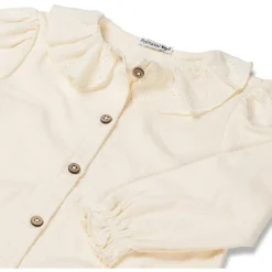 Shirts & Blouses|Shirts & Blouses*Prénatal peuter blouse lange mouwen effen wit Dark Off-White