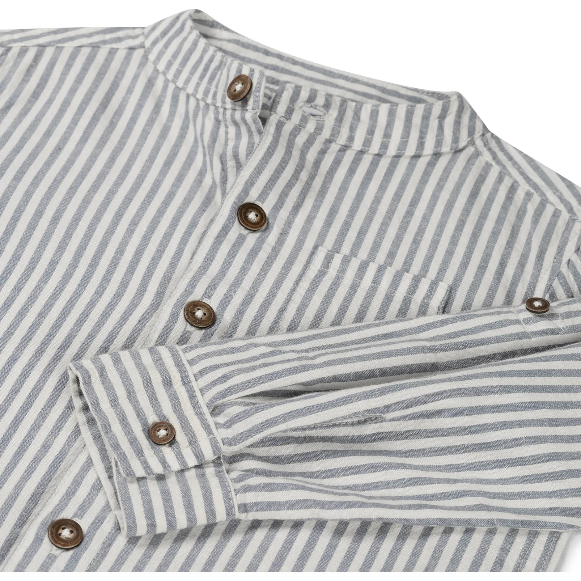 Shirts & Blouses|Shirts & Blouses*Prénatal peuter blouse lange mouwen strepen blauw Dark Milky Blue