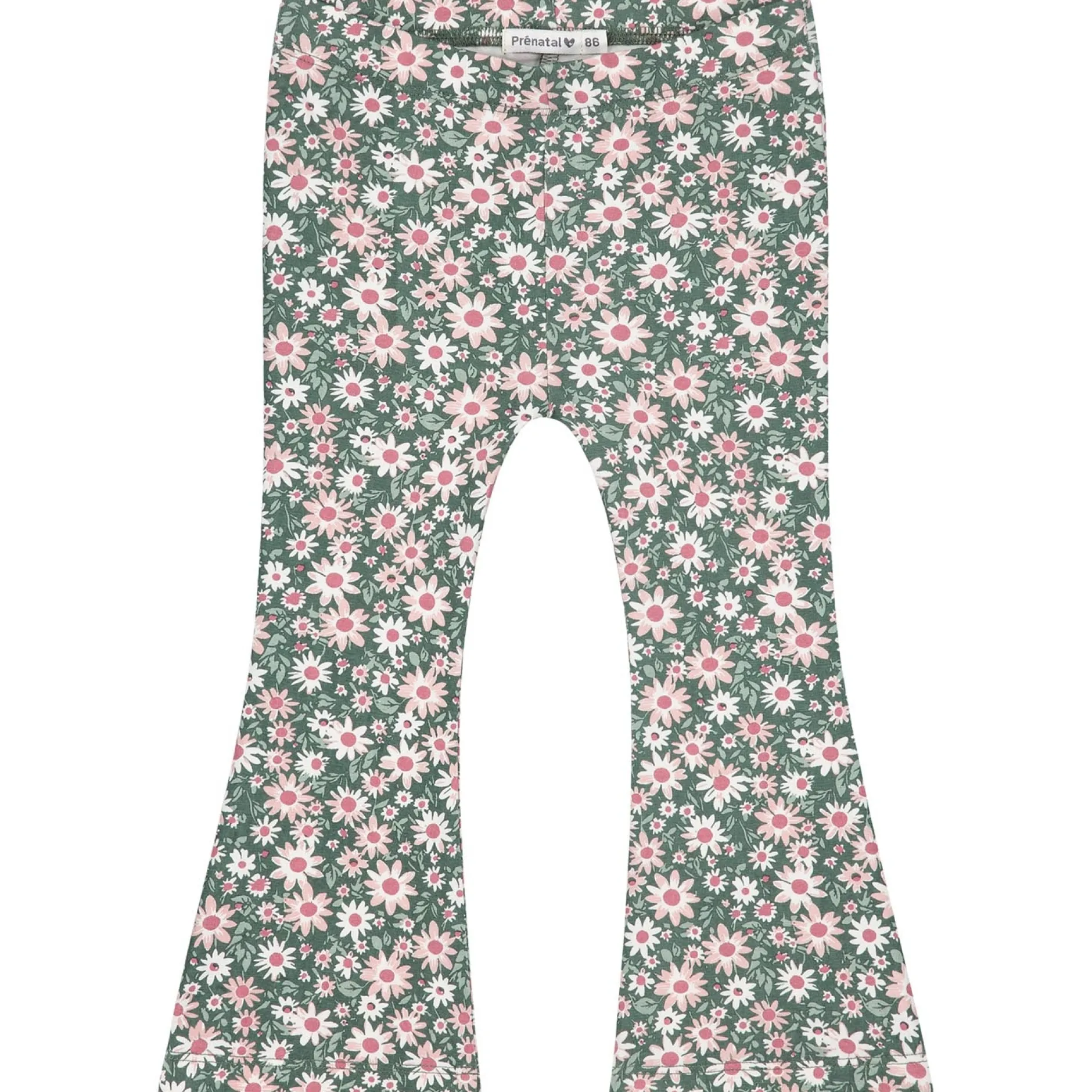 Broeken & Leggings|Broeken & Leggings*Prénatal peuter broek bloemen multi Dark Mint Green
