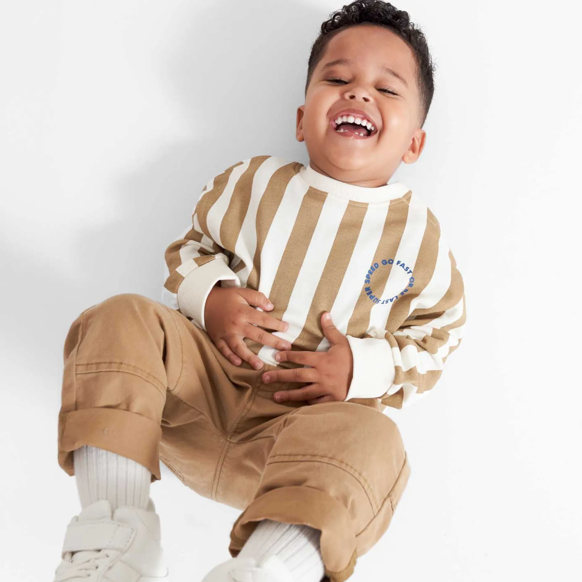 Broeken & Tuinbroeken|Broeken & Leggings*Prénatal peuter broek effen bruin Dark Yellow Brown
