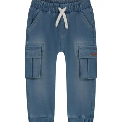 Jeans|Broeken & Tuinbroeken*Prénatal peuter broek effen blauw Light Blue Denim