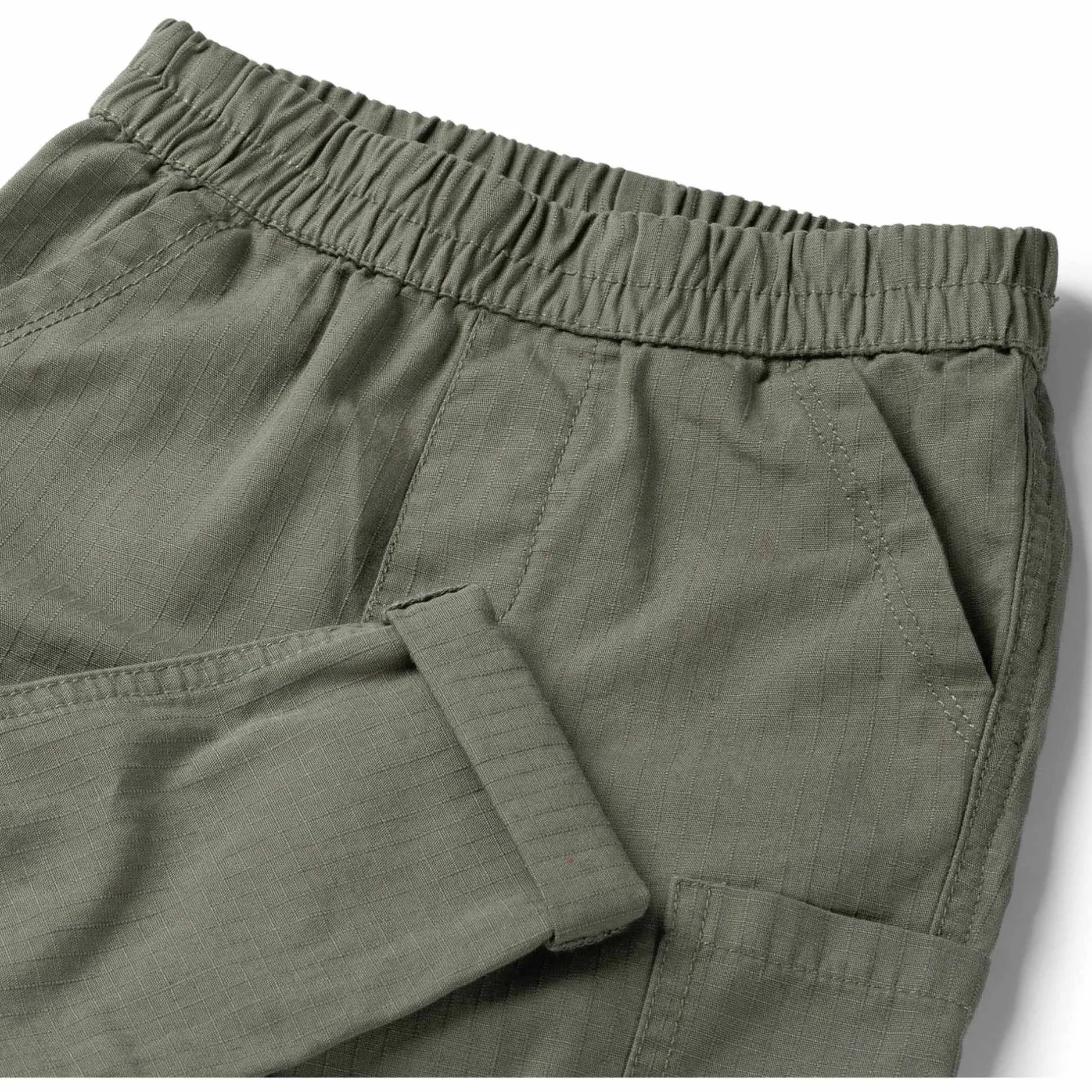 Broeken & Tuinbroeken|Broeken & Leggings*Prénatal peuter broek effen groen Light Khaki Green