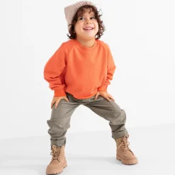 Broeken & Tuinbroeken|Broeken & Leggings*Prénatal peuter broek effen groen Light Khaki Green